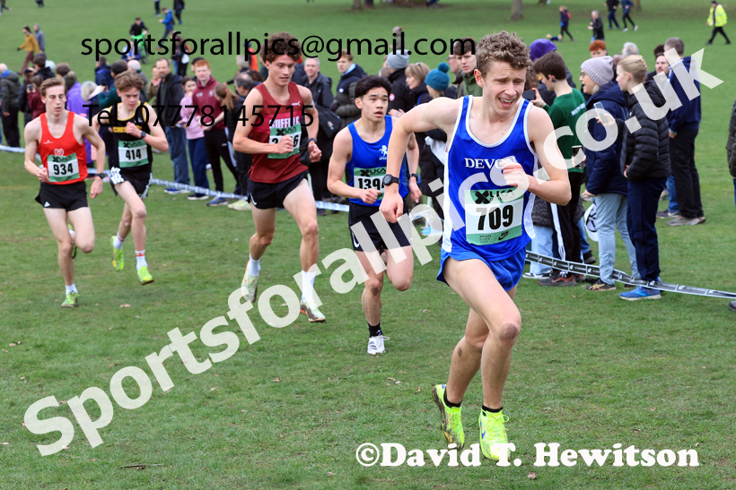 Mens Under-17s 2026 UK CAU Inter Counties Cross Country, Wollaton Park, Nottingham. Photo: David T. Hewitson/Sports for All Pics